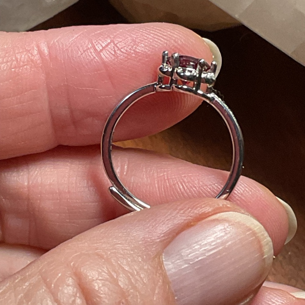 Ruby .925 Silver Ring - Picture 4 of 6